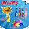 4E's Novelty 25 Piece Set Inflatable Baseball Bats With Pow Design, 12 Punch Balloons For Kids, 1 Huge 30" Bopper For Super Hero Birthday Bat, Carnival Prizes, And Baseball Bat Blow Up Fun, Ages 3+
